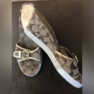 Coach backless sandals